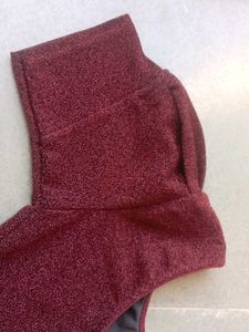Maroon Sparkle Blouse(new)
