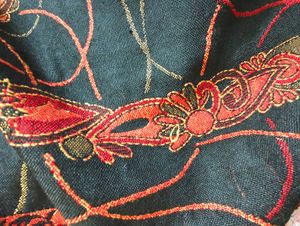 Paisley print stole