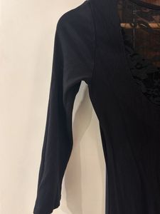 Beautiful elegant bodycon black bebe dress