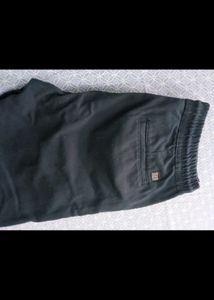 Black Elastic Waist Pants