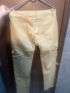 Wrogn  Beige Cargo Pants