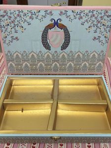Decorative Peacock Design Box rakhi