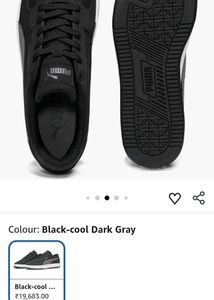 PUMA Black SNEAKERS 👟