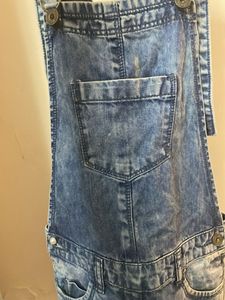 Denim Short Overalls