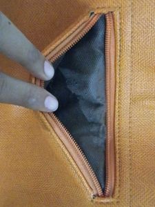 Stylish Orange Tote Handbag