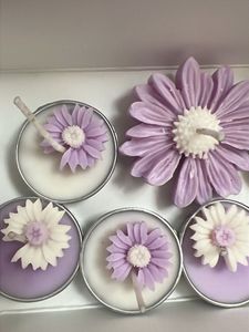 Decorative Floral Scented Tealight Candles