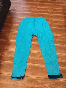 Teal Ethnic Salwar Pants