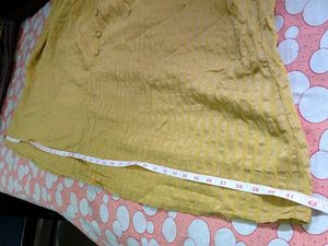 KOREAN/Chinese Yellow Midi Dress