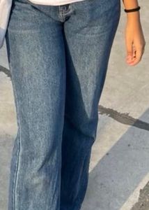Women's High-Waisted Straight Leg Jeans
