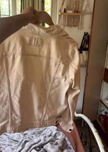 M&amp;S White Denim Jacket