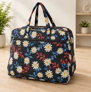 Chic Floral Weekender Bag