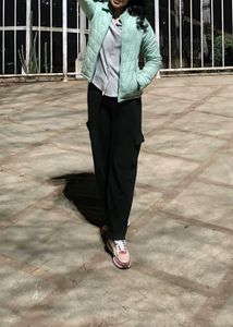 Teamspirit Straight Fit Black Cargo Pants