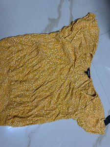 Yellow Floral Top