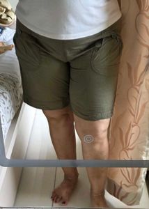 Olive Green Comfortable Shorts