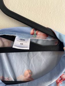 Blue Angels Printed Crop Top