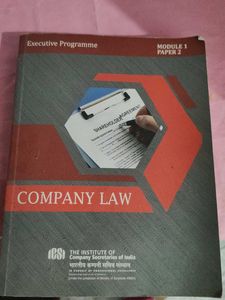 Executive Programme Company Law Book