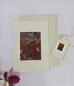 Greeting Card Blank With Matching Gift Tag