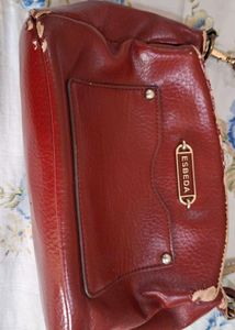 Esbeda Red Leather Handbag