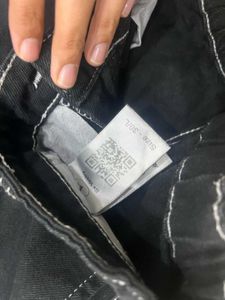 black cargo pants