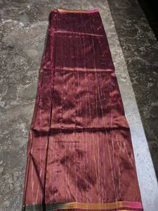 Beautiful Brown Baluchari Silk Saree