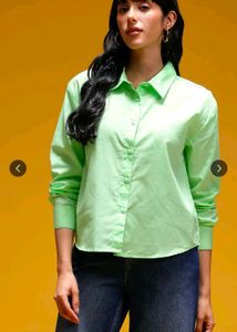 Light Green Collared Shirt