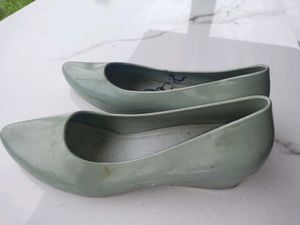 Mint Green Pointed Toe Ballet Flats