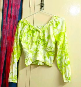 Tie-Dye Long Sleeve Top💚