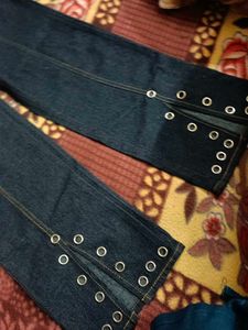 Stylish Wide Leg Denim Pants