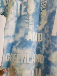 Blue Tie-Dye Graphic T-Shirt