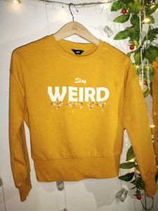 Mustard 'Stay Weird' Sweatshirt