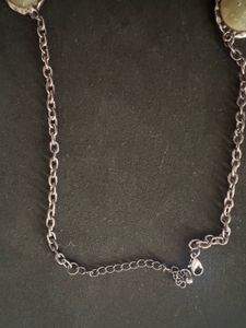 Golden Olive Statement Necklace