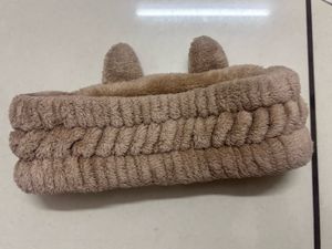 Cute Miniso Bear Fuzzy Headband