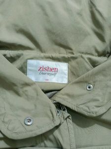 Made In Vietnam Khaki Hooded Anorak Jacket