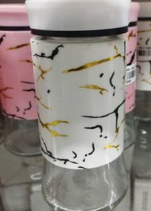 Stylish Marble Pattern Spice Jars set of 3