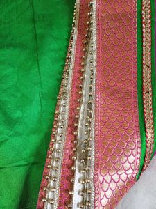 🆕️ Brasso Saree with Brocade Border