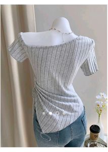 Asymmetrical One Shoulder Top