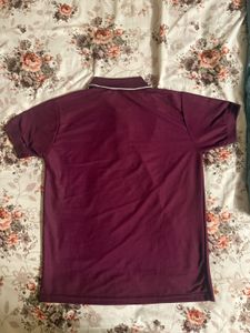 Men's Burgundy Polo Shirt