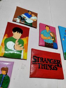 Handmade Stranger Things Art Set