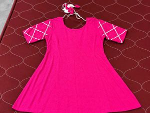 Short Pink kurti upto xl size
