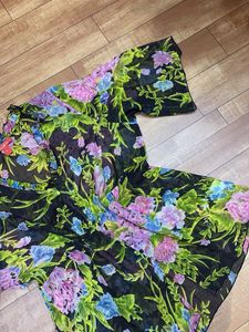 Chiffon Floral whimsy Print Top