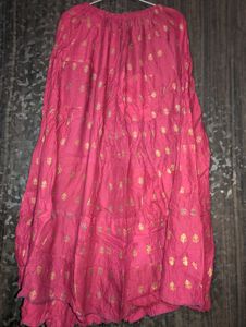Elegant Floral Print Skirt