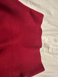 Red Flare Skirt