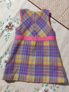 Hello kitty purple plaid dress