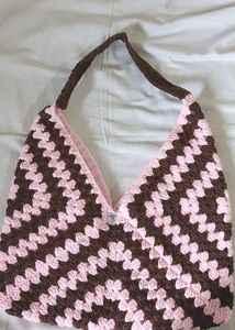 Chic Crochet Hobo Bag