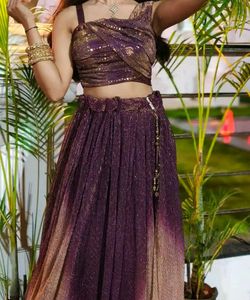 Elegant Lehenga Choli Set(Unstitched Blouse)