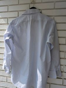 Classic Striped Men's Dress Shirt