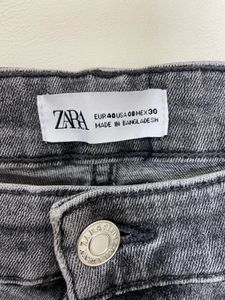 Zara Grey Denim Jeans