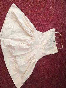 Cream Smocked Sundress