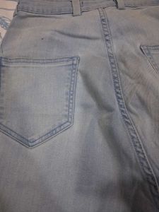 Light Wash Wide Leg Denim Jeans