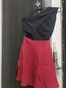 Black And Red Dress